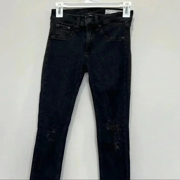 Rag & Bone Skinny Distressed Legging Jeans Size 25 - Picture 3 of 10